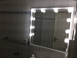 Spiegellampe Hollywood LED Montiert