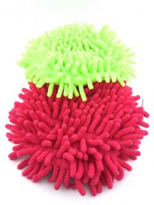 Putzen Chenille Schwamm - Gruen Pink
